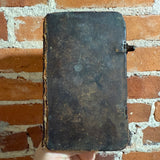 Antique German New Testament — Evangelium St. Matthäus — Early 18th–19th Century Leatherbound Pocket Bible