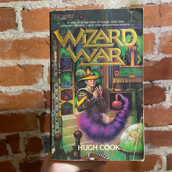 Wizard War - Hugh Cook - 1987 Questar Books Paperback - Don Maitz Cover
