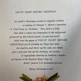 Pop-Up The Night Before Christmas - 1973 Random House Hardback