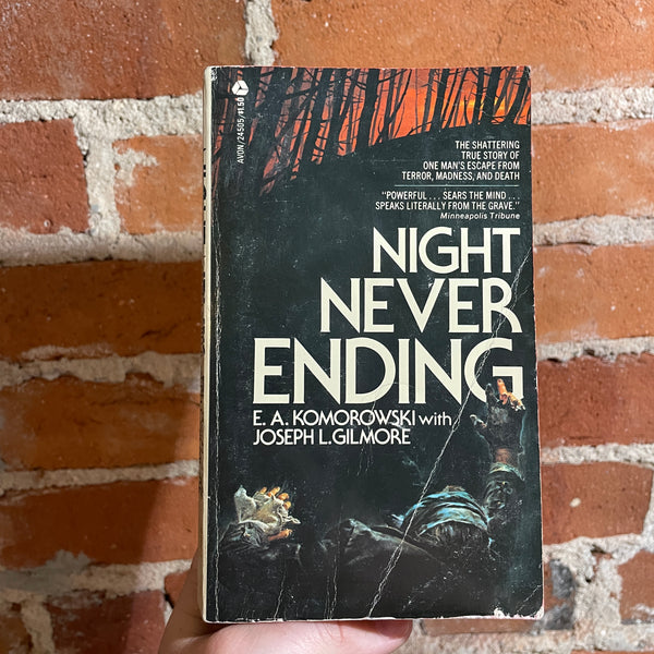 Night Never Ending - E.A. Komorowski with Joseph L. Gilmore - 1975 Avon Books Paperback