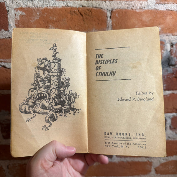 The Disciples of Cthulhu - Edited by Edward P. Berglund - 1976 Daw