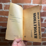 Revolutions: A Comparative Study: From Cromwell to Castro - Edited by Lawrence Kaplan - 1973 Vintage Books Paperback