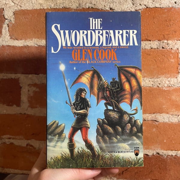 The Swordbearer - Glen Cook - 1990 Tor Books Paperback - Keith Berdak Cover