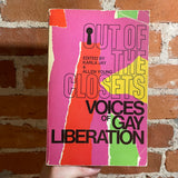 Out of the Closets: Voices of Gay Liberation - Edited by Karla Jay & Allen Young - 1972 Douglas Links Paperback