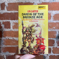 Darya of the Bronze Age - Lin Carter - 1981 Daw Books Paperback - Josh Kirby Cover