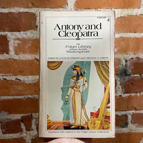 Antony and Cleopatra - Shakespeare - Edited by Louis B. Wright & Virginia A. Lamar - 1974 Pocket Books Paperback