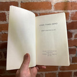 Less Than Zero - Bret Easton Ellis - Vintage Trade Paperback - Chip Kidd Cover