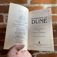 Sandstorms of Dune - Brian Herbert & Kevin J. Anderson - 2008 Tor Books Foil Embossed Paperback