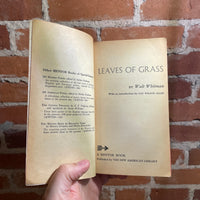 Leaves of Grass - Walt Whitman - 1958 2nd Mentor Books Paperback