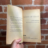 Leaves of Grass - Walt Whitman - 1958 2nd Mentor Books Paperback