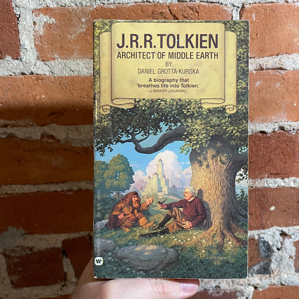J.R.R. Tolkien Architect of Middle Earth - Daniel Grotta-Kurska - 1977 1st Warner Books Paperback - The Brothers Hildebrandt Cover