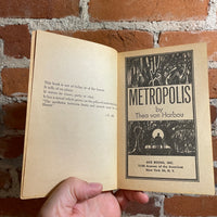 Metropolis - Thea Von Harbou - 1963 Ace Paperback - Jack Gaughan Cover