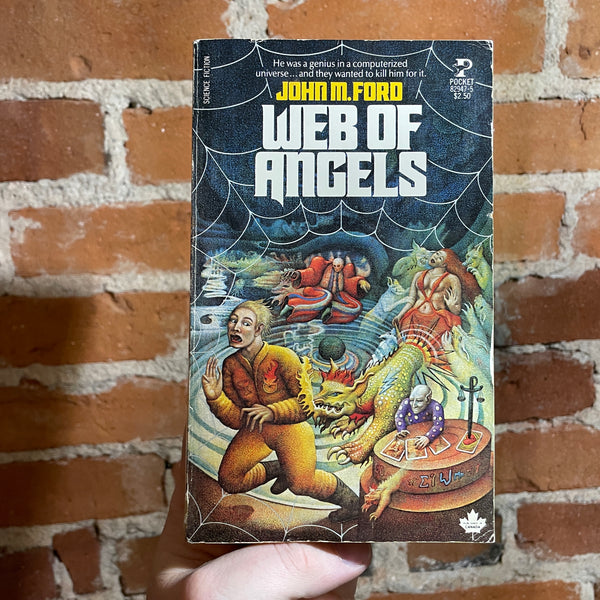 Web of Angels - John M. Ford - 1980 Pocket Books Paperback - Terrance Lindall Cover