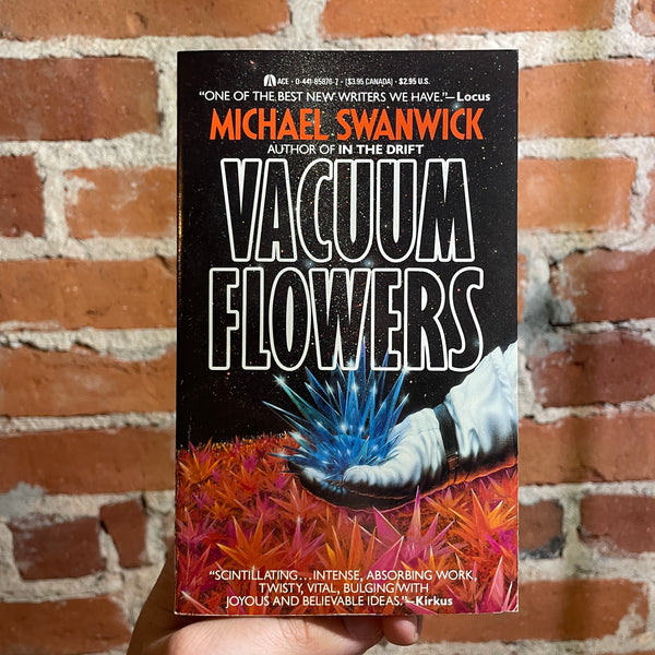 Vacuum Flowers - Michael Swanwick - 1988 Ace Books Paperback - Ron Miller Cover