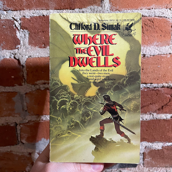 Where the Evil Dwells - Clifford D. Simak - 1983 Ballantine Books Paperback - Michael Whelan Cover