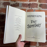 Pet Semetary - Stephen King - 1983 Doubleday Hardback - Linda Fennimore Cover