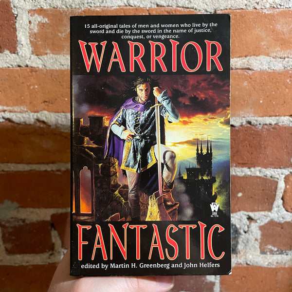 Warrior Fantastic - Martin H. Greenberg & John Helfers - 2000 Daw Books Paperback - John Sulivan Cover