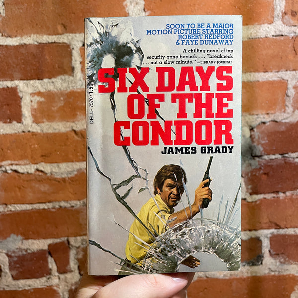 Six Days of the Condor - James Grady - 1975 1st Dell Books Paperback