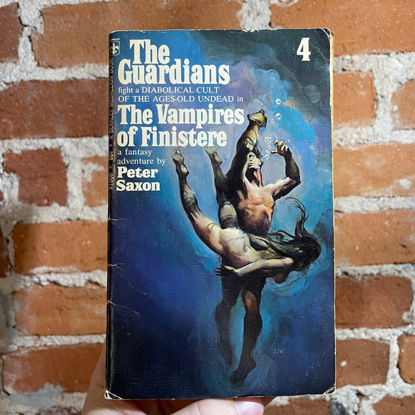 The Guardians #4 The Vampires of Finistere -  Peter Saxon - 1970 Rare Occult Paperback