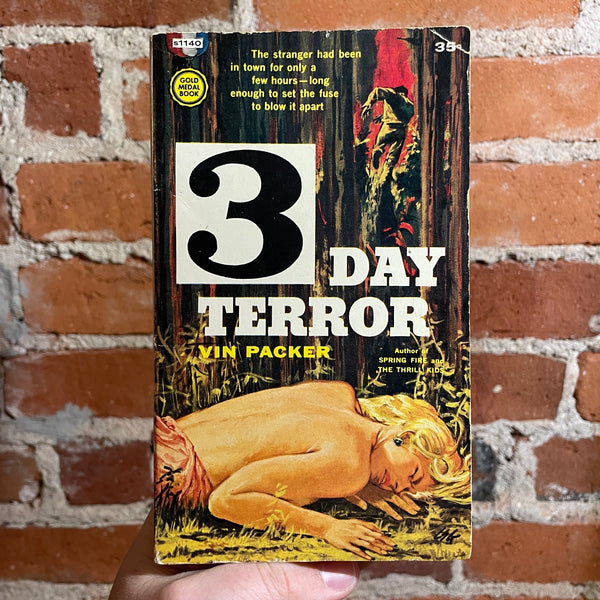 3-Day Terror - Vin Packer - 1961 Gold Medal Books Paperback