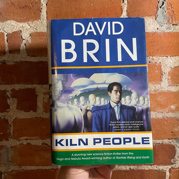 Kiln People - David Brin - 2002 Tor Books Hardback - Jim Burns Cover