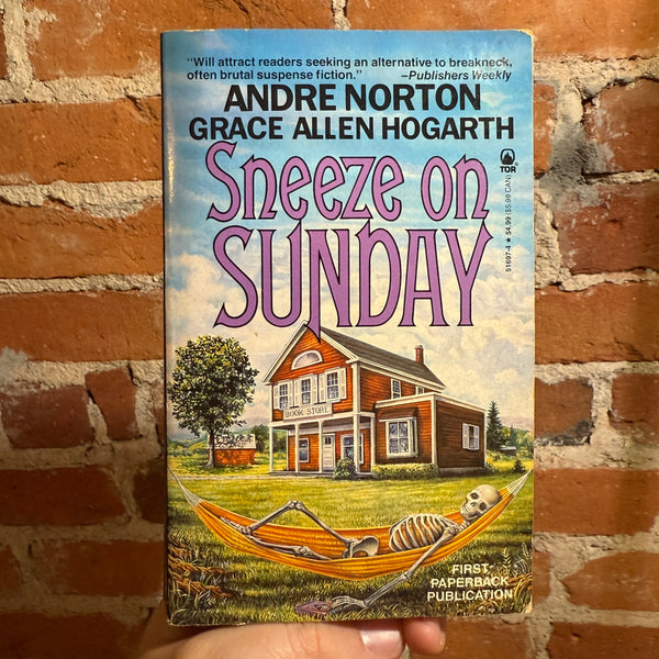Sneeze On Sunday - Andre Norton & Grace Allen Hogarth - 1992 Tor Books Paperback - Ron Walotsky Cover