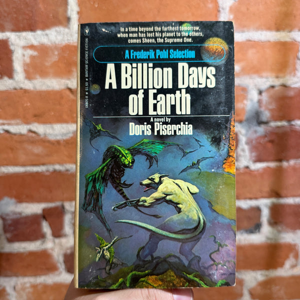 A Billion Days of Earth - Doris Piserchia - Bantam Books Paperback - Ken Barr Cover