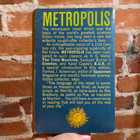 Metropolis - Thea Von Harbou - 1963 Ace Paperback - Jack Gaughan Cover