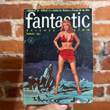 The Goddess of World 21 - Henry Slesor - Fantastic Science Fiction Magazine March 1957 Vol. 6 No. 2 - Edward Valigursky Cover