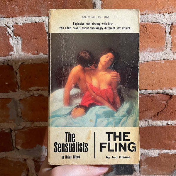 The Sensualists - Brian Black / The Fling - Jud Blaine - 1966 Softcover Library Inc. Paperback