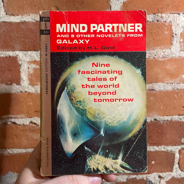 Mind Partner and 8 Other Novelettes - Edited by H.L. Gold - 1963 Paperback (Cordwainer Smith, Simak, Lafferty, + more!)