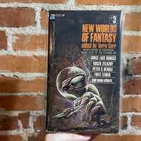 New Worlds of Fantasy -#1-3 - Edited by Terry Carr - Ace Books Paperback - Frank Kelly Freas Covers