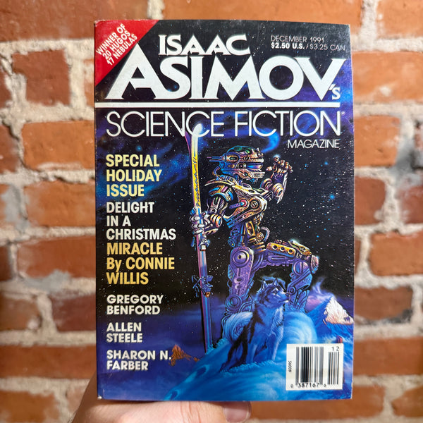 Delight in a Christmas Miracle - Connie Willis - Asimov’s Science Fiction Magazine Dec. 1991 - Gray Freeman