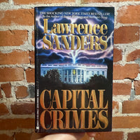 Capital Crimes - Lawrence Sanders - 1990 Berkley Books Paperback - Don Brautigam Cover