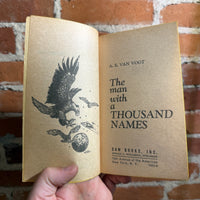 The Man With A Thousand Names - A.E. Van Vogt - 1974 Daw Books Paperback - Vincent DiFate Cover