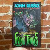 Living Things - John Russo - 1988 Warner Books Paperback - Mark & Stephanie Gerber Cover
