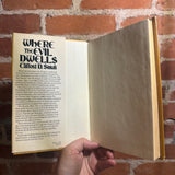 Where the Evil Dwells - Clifford D. Simak - 1982 BCE Ballantine Books Hardback - Michael Whelan Cover