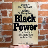 Black Power: The Politics of Liberation in America - Stokely Carmichael & Charles V. Hamilton - 1967 Vintage Books Paperback