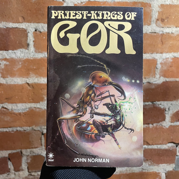 Priest-Kings of Gor - John Norman - 1971 Star Books Paperback - Chris Achilleos Cover
