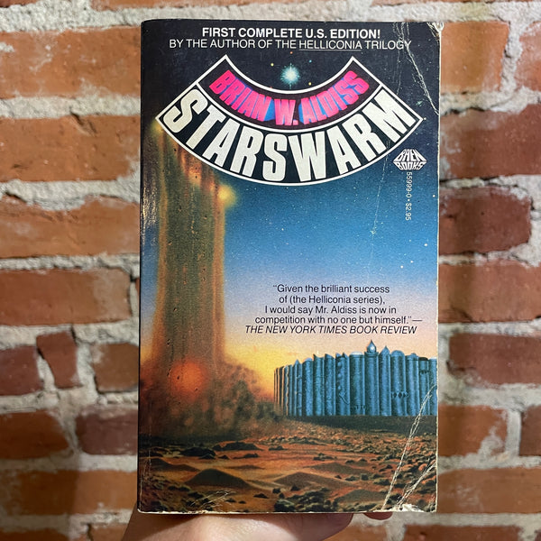 Starswarm - Brian W. Aldiss - 1985 Baen Books Paperback - Joe Bergeron Cover