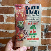 New Worlds of Fantasy -#1-3 - Edited by Terry Carr - Ace Books Paperback - Frank Kelly Freas Covers