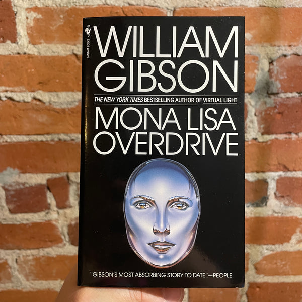 Mona Lisa Overdrive - William Gibson - 1989 Bantam Books Paperback - Will Cormier Cover