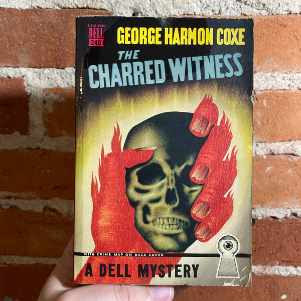 The Charred Witness - George Harmon Coxe - 1942 Dell Books Paperback