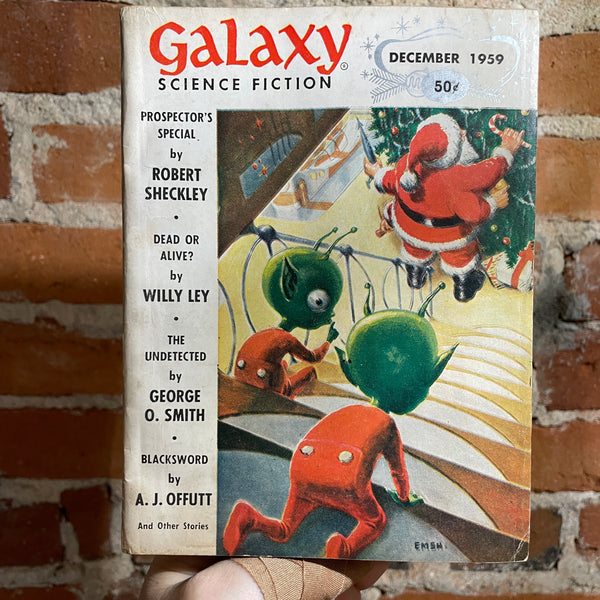 War Games - Philip K. Dick - Galaxy Science Fiction - December 1959 - Christmas Sci-Fi Cover