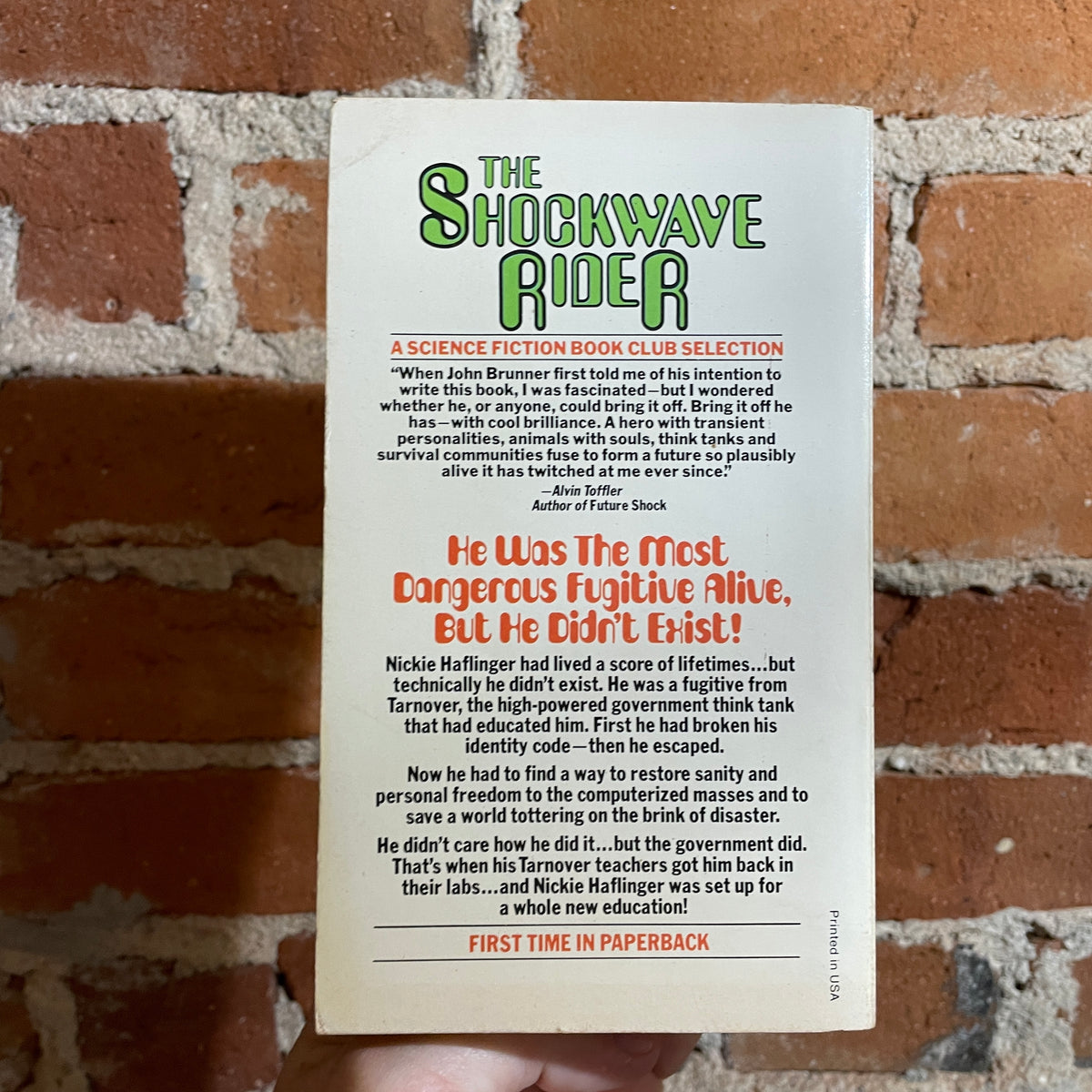 The Shockwave Rider - John Brunner - 1976 Ballantine Books - Murray Ti ...