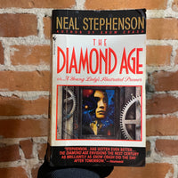 The Diamond Age - Neal Stephenson 1996 Bantam Books Paperback - Bruce Jensen Cover