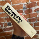 The Second Sex - Simone de Beauvoir - 1974 Vintage Books Paperback