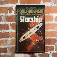 Starship - Poul Anderson - 1982 1st Tor Books Paperback - Vincent DiFate Cover