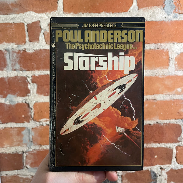 Starship - Poul Anderson - 1982 1st Tor Books Paperback - Vincent DiFate Cover