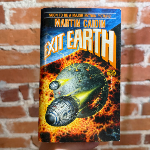 Exit Earth - Martin Caidin - 1987 Baen Books Paperback - David Mattingly Cover